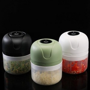 Multifunction  usb rechargeable electric garlic kitchen accessories garlic press grinder