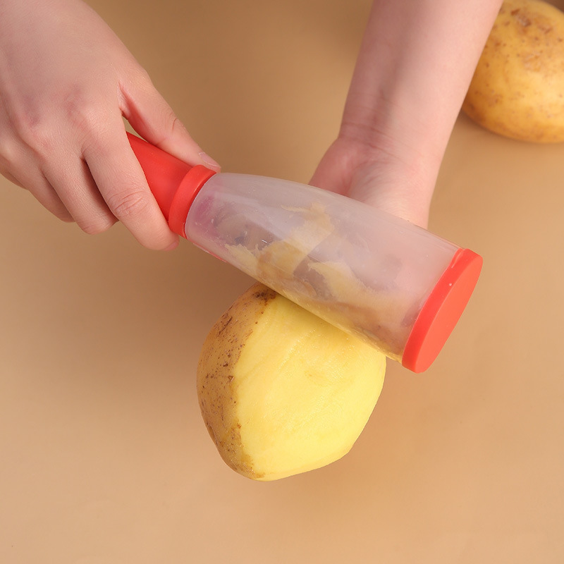 Multi-Functional Stainless Steel PP Storage Box Kitchen Accessories Set Includes Melon Fruit Potato Peeler Household Vegetable