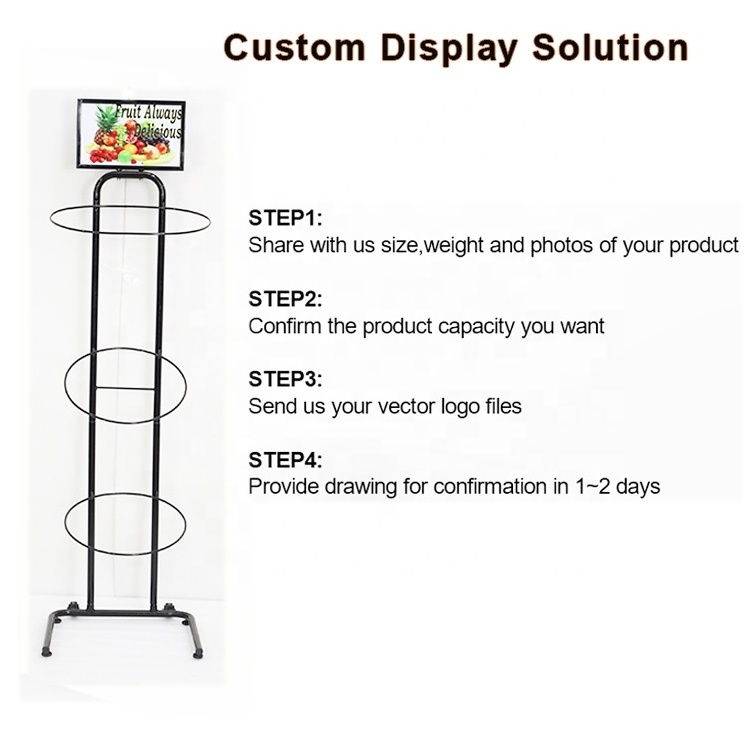 Free Standing Hang bag Clothes And Hat Grocery Sale Iron Display Stands Racks Wholesale Metal Racks For Hanging Garment Coat