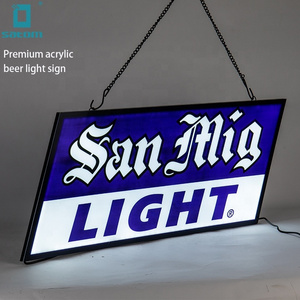 Light Box Sign Led Project Installation Letters Poster Display Signage Outdoor Slim Acrylic Led  Battery Light Box Sign