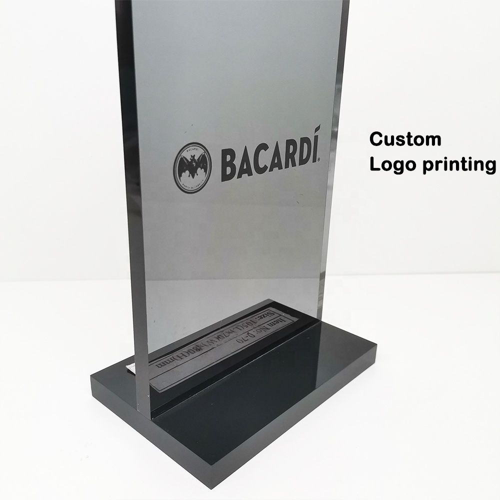 Hanging Menu Holders With PVC pockets, Satom Creative Tabletop Acrylic Flip Menu Holder