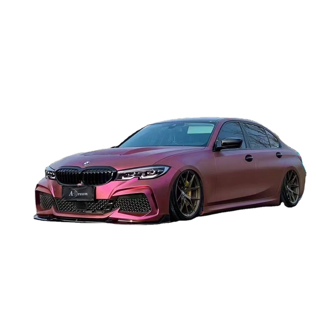 Anolly Free Sample Factory Price Bubble Free Ultra Matte Flip Pink Purple Car Wraps