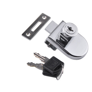 Glass Showcase Cabinet Lock for Sliding Glass Door Cupboard Display Case Glass Door Lock 408