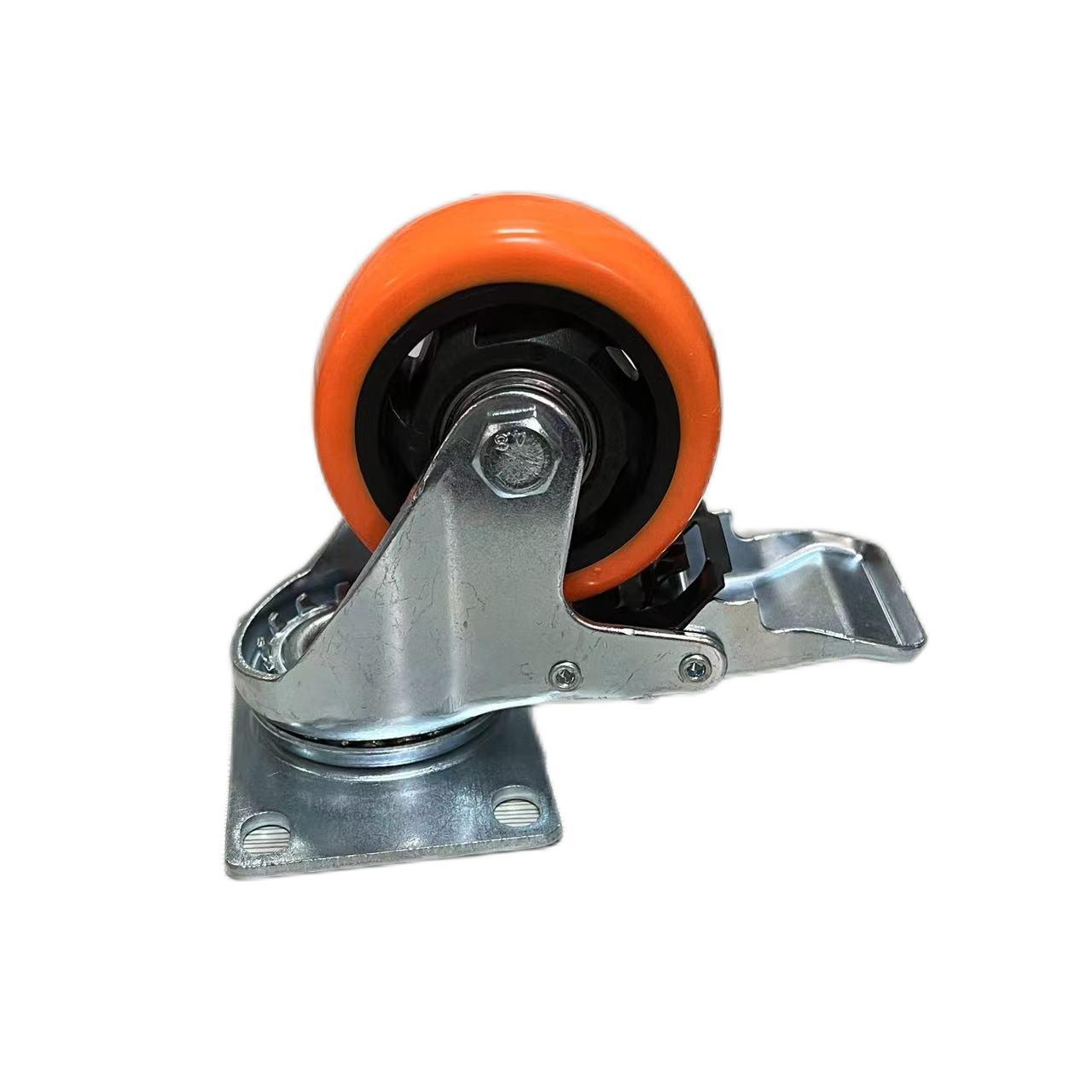 Industrial Medium Duty with brake lock Caster wheel