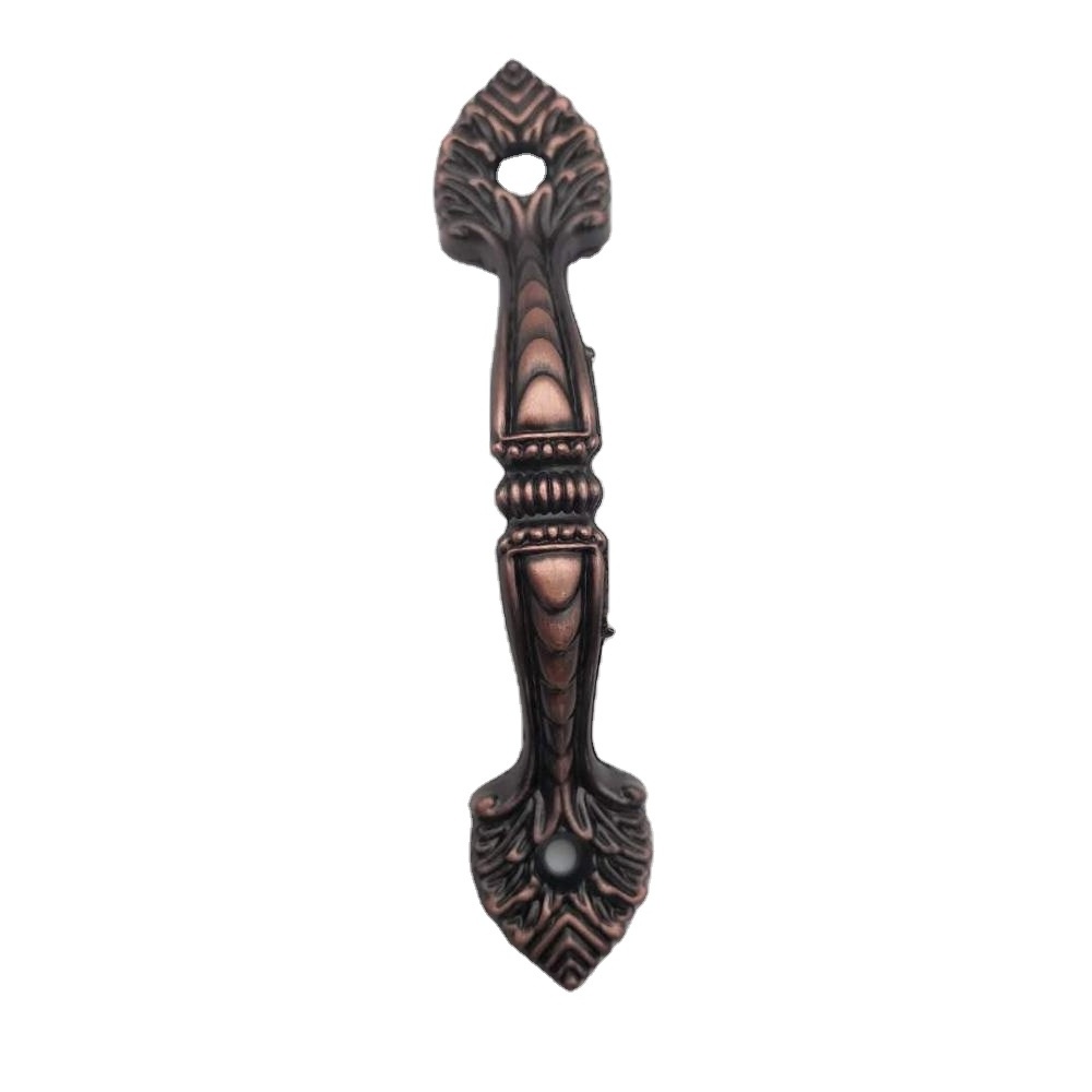 Door Cabinet Handles Vintage Cupboard Kitchen Cabinet Handle Pulls Retro Zinc Alloy Antique Copper Furniture Handle & Knob AC