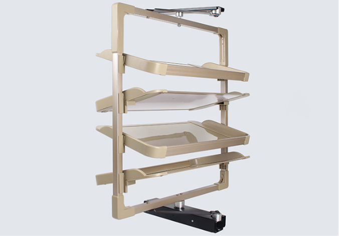 2019 hot sale 360 Degree Rotating Telescopic folding Cabinet  Shelf  Shoe Rack