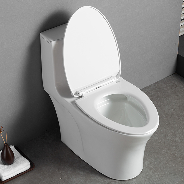 New Arrival White S-trap One Piece Ceramic Toilet Wc Piss Banheiro Closestool Dual Flush Toilets