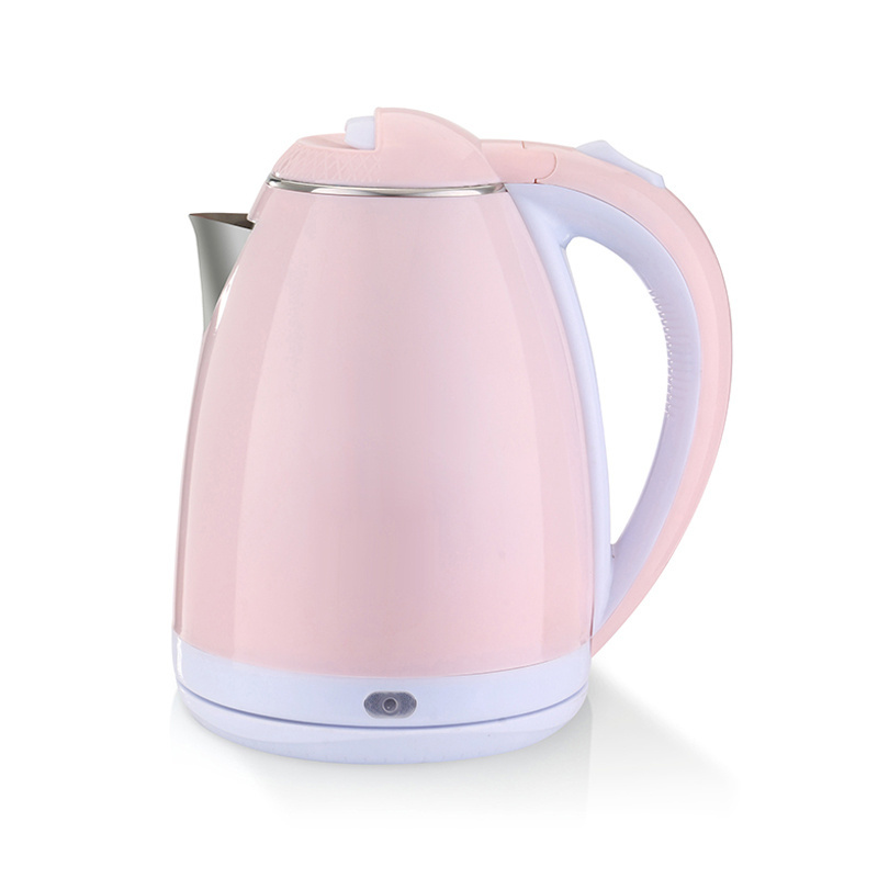 2.0L cheap price hot sale  double layers fast boil purple plastic electric kettle, electric water kettle