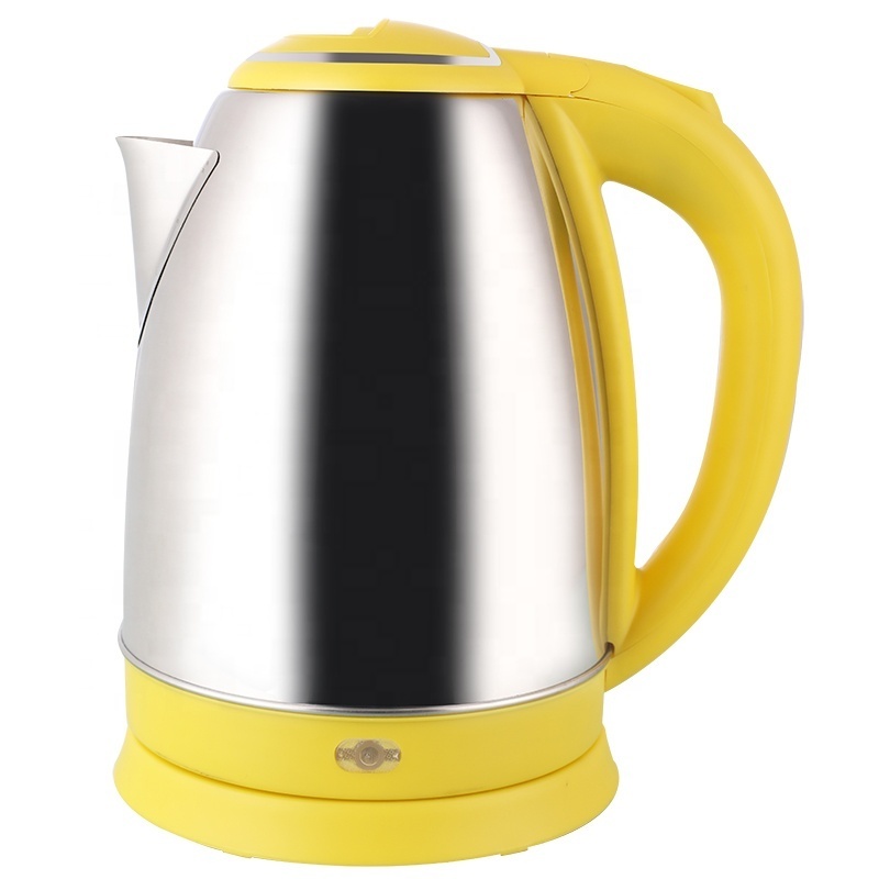 1.8L/1500W model 207C  best price brew kettle,fast boiling cordless kettle electric,red electric kettle stainless steel