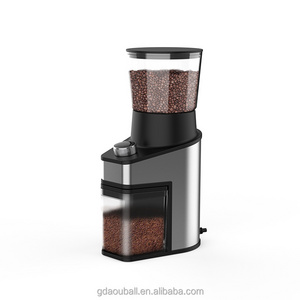 Conical Burr Espresso Coffee Grinder with 24 Grind Set Stainless Steel Electric Coffee Beans Grinder For 2-12 Cups