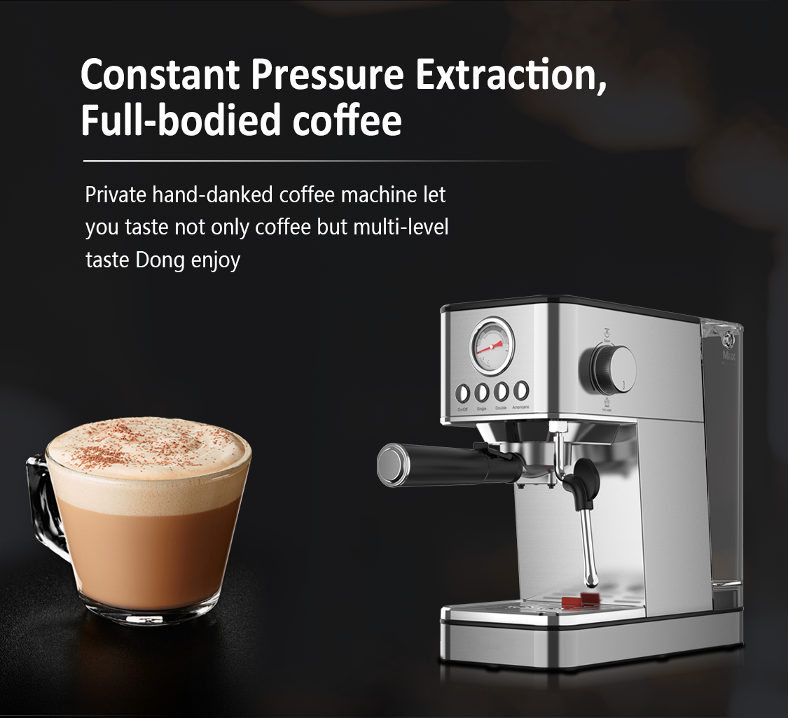 New Arrival Espresso Machine Style China Automated Cafe Cappuccino Coffee Maker