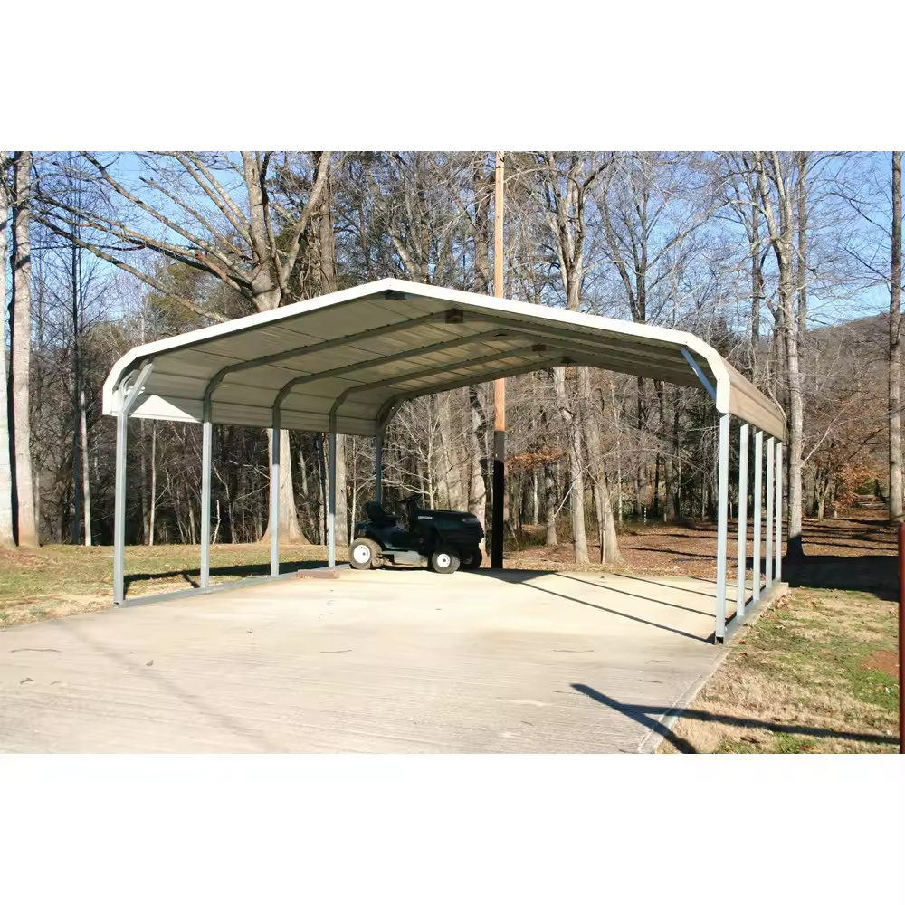 Progola Waterproof Car Shelter Sun Shade Carport Garage Carport Roof Outdoors Portable Metal Car Carport Car