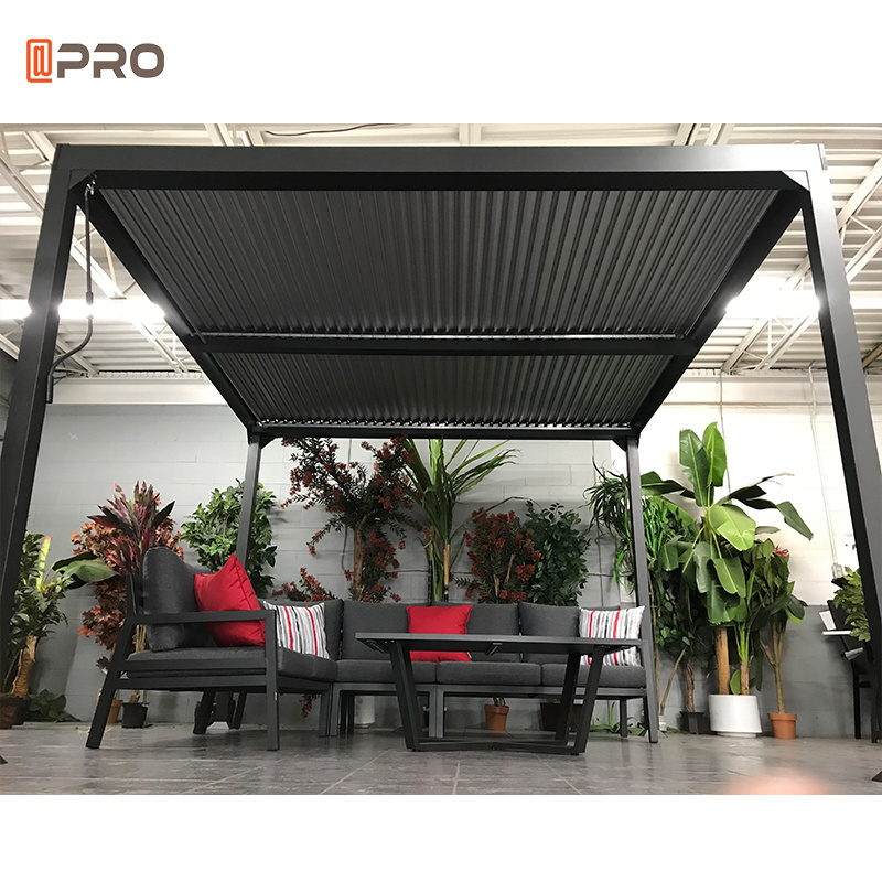 High quality electric blinds roof retractable pergola aluminum awning waterproof