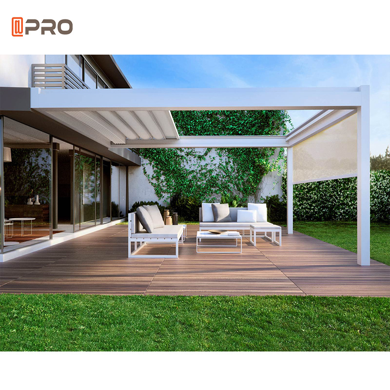 Outdoor Modern Aluminium Pergola Bioclimatique louvered  Aluminium  Bioclimatica  3X3m 3x4m 3x5m 4x4m 5x3m 6x4m Pergola