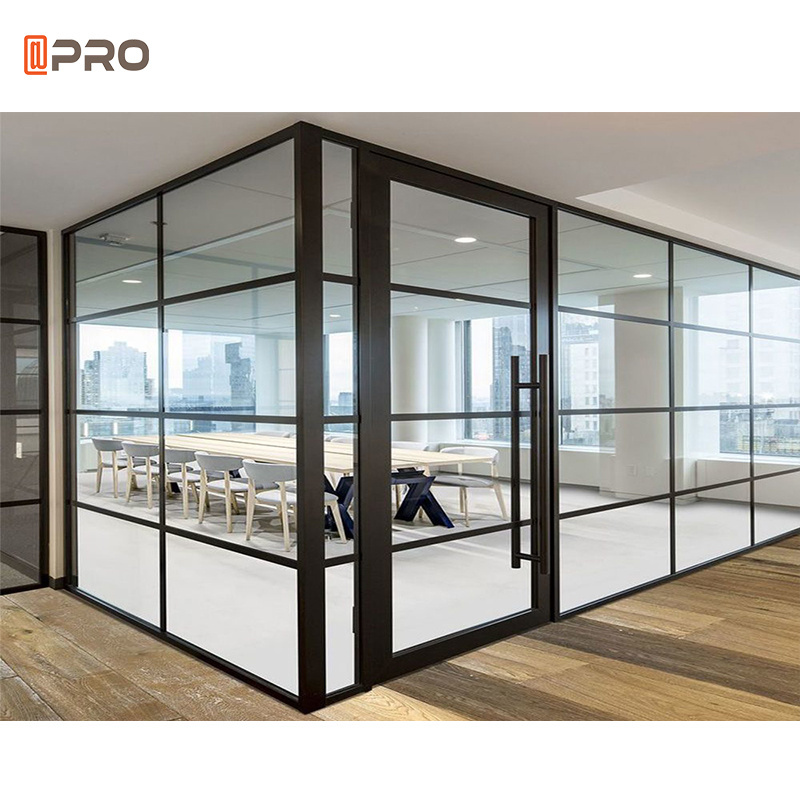 Sound Proof Office Partition 8 Person Office Cluster Partitions Desks Folding Glass Partition Office Wall