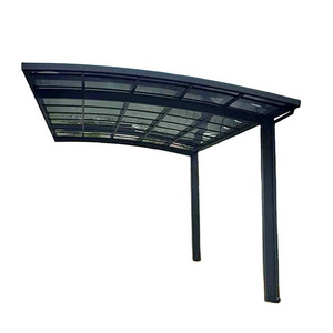 Aluminum Carports For Car Parking Polycarbonate Carport Garage Waterproof Sunscreen Cantilever Aluminum Carport Shelter