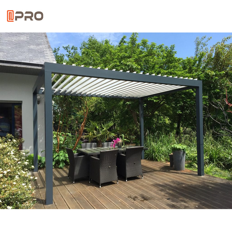 High quality electric blinds roof retractable pergola aluminum awning waterproof