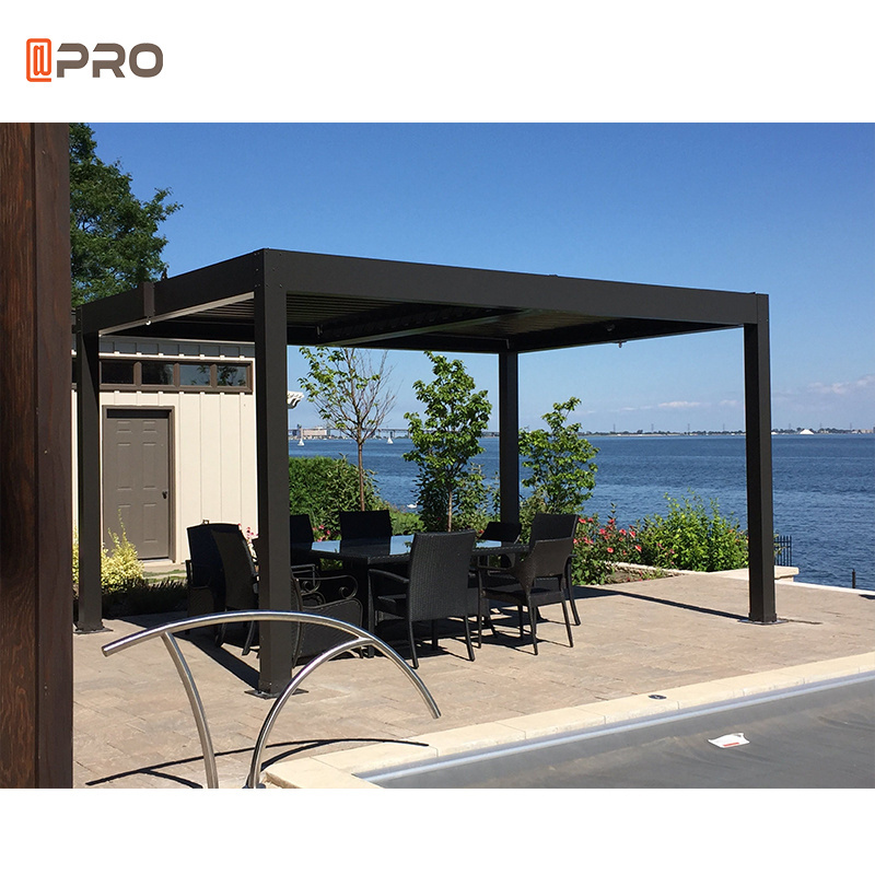 Outdoor Modern Aluminium Pergola Bioclimatique louvered  Aluminium  Bioclimatica  3X3m 3x4m 3x5m 4x4m 5x3m 6x4m Pergola