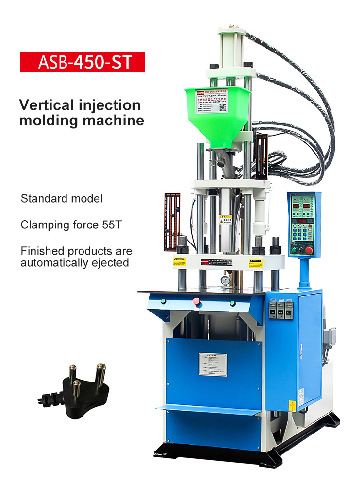 Popular Multi-Color And Multi-Material Syringe Injection Molding Machine For Triangular Plug Electrical Plugs