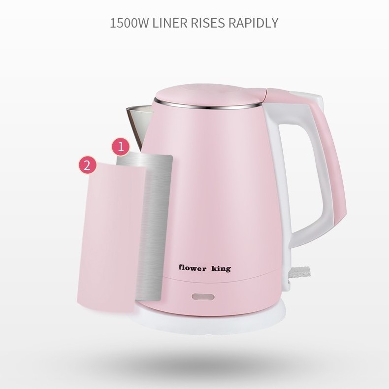 High Quality Electric Kettle Stainless Steel  Modern Cream Pink  Electric Kettle