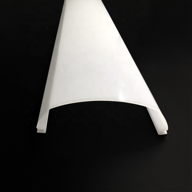 Extrusion Profiles Plastic Cover For Polycarbonate Led Light Diffuser LED Troffer Lighting Cover