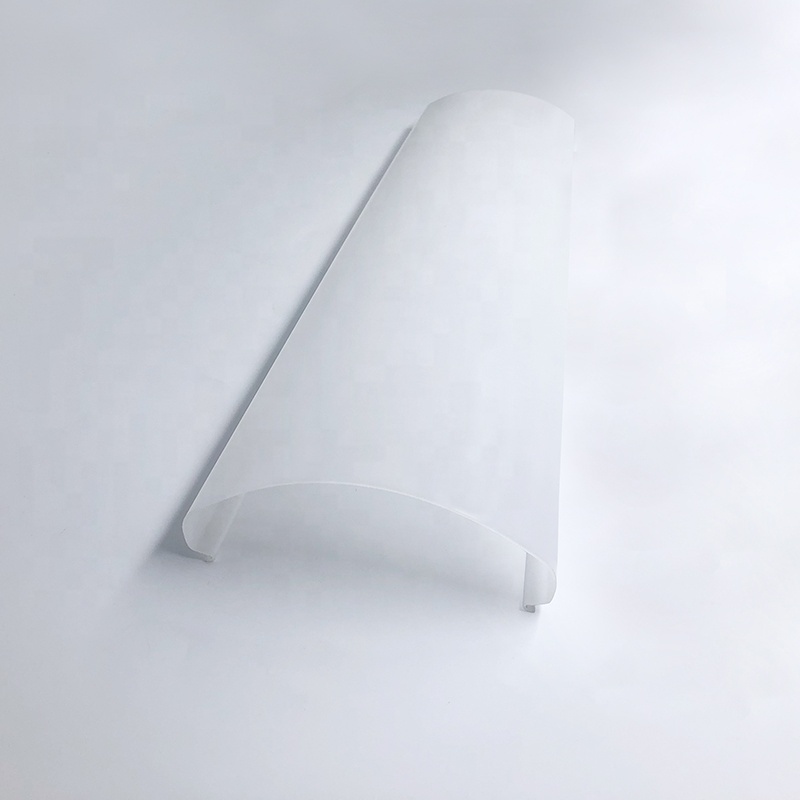 Extrusion Profiles Plastic Cover For Polycarbonate Led Light Diffuser LED Troffer Lighting Cover