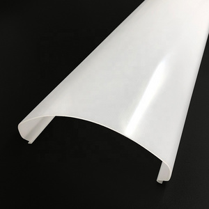 Extrusion Profiles Plastic Cover For Polycarbonate Led Light Diffuser LED Troffer Lighting Cover