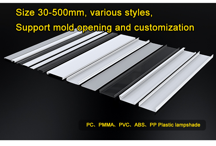 Modern Linear Light Led Aluminium Profiles Extrusion Recessed Ceiling Line Light Cover