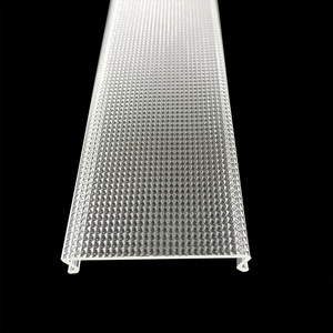 Custom Extrusion Profiles Plastic For Polycarbonate Clear PC Light Cover Led Light Diffuser Cover