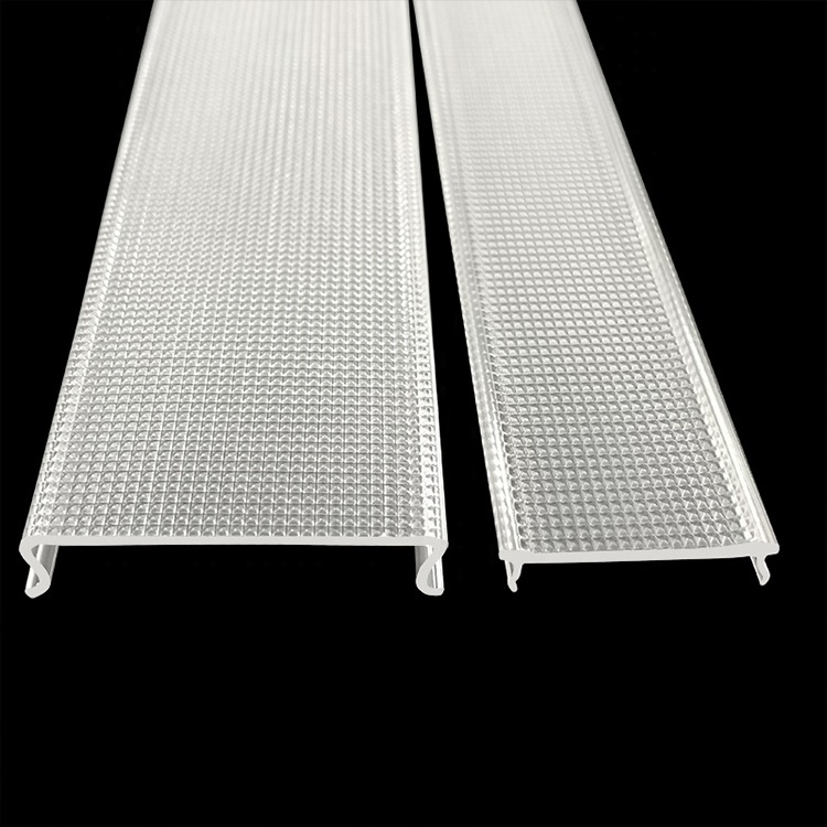 Custom Extrusion Profiles Plastic For Polycarbonate Clear PC Light Cover Led Light Diffuser Cover