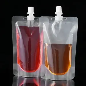 BLN Factory Drink Plastic Pouch With Spout Beverage Bag Packaging Baby Food Juice Spout Pouch Packaging