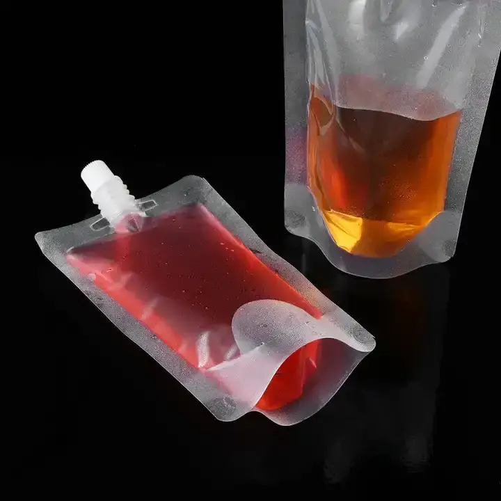 BLN Factory Drink Plastic Pouch With Spout Beverage Bag Packaging Baby Food Juice Spout Pouch Packaging