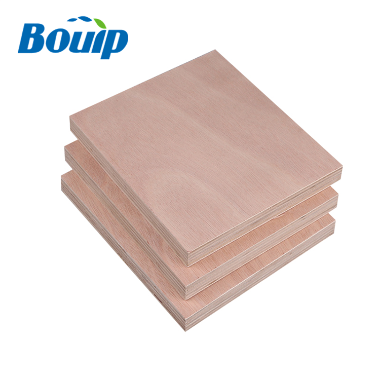 Gold China Supplier High Quality E0 E1 Glue Okoume Face Plywood 7/16 inch  For Construction