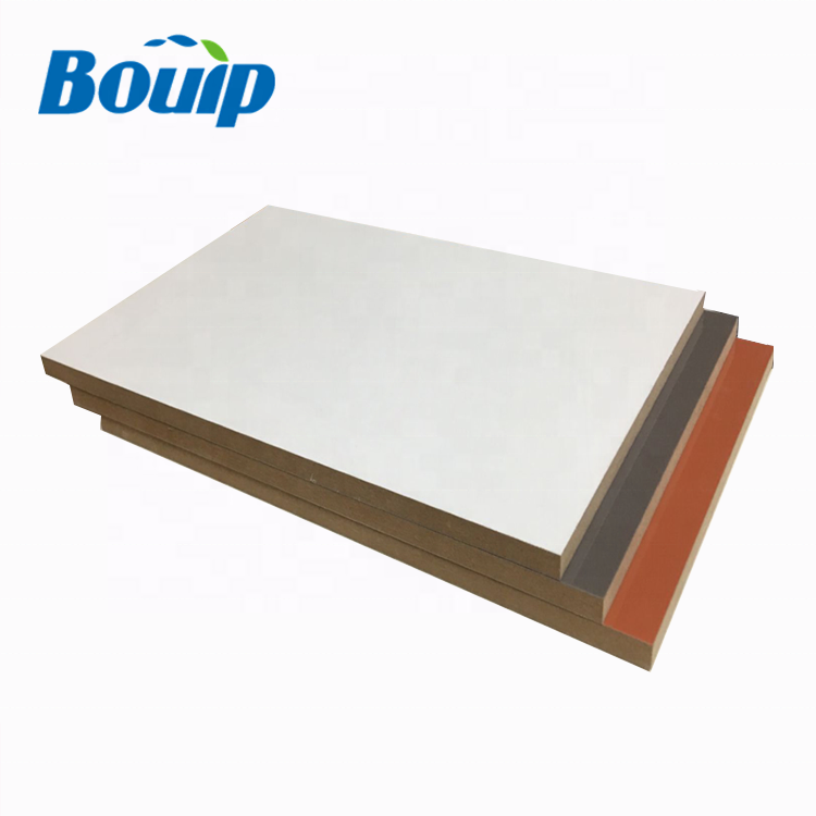 China Factory Best Quality High Gloss Acrylic MDf Boards 18*1220*2440mm Double-Sided Melamine Board