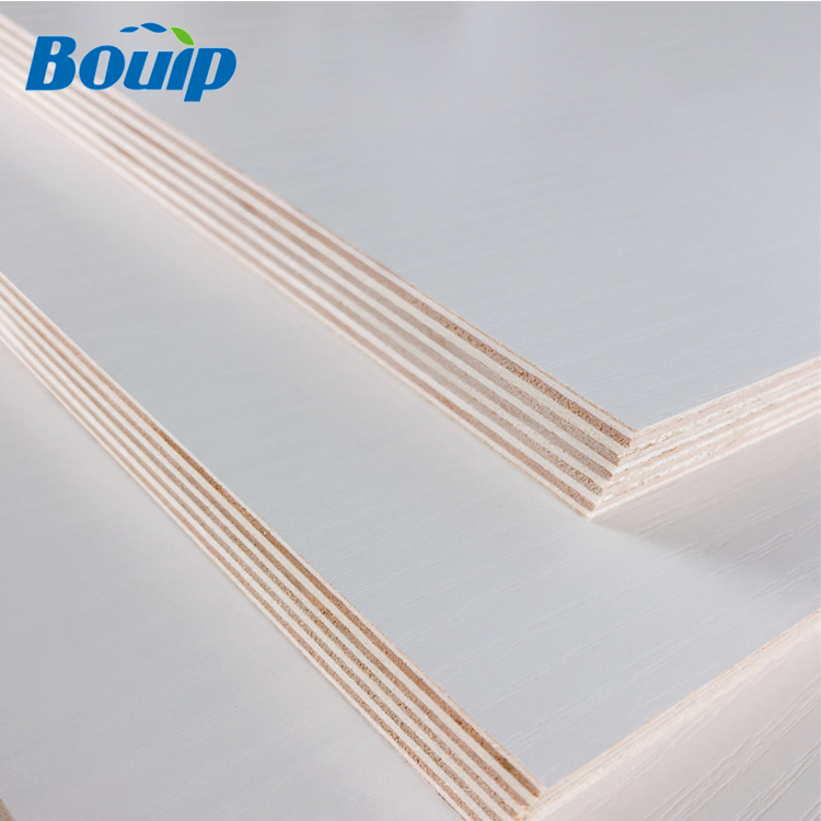 High Grade 9mm 15mm 18mm Melamine Laminated Plywood Board/White Melamine Faced Ply Wood for Wardrobe