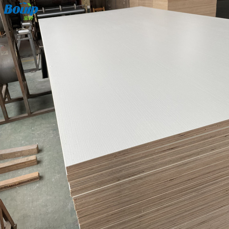 Top Sale White Plywoods Furniture Used Melamine Plywood for Home Decoration