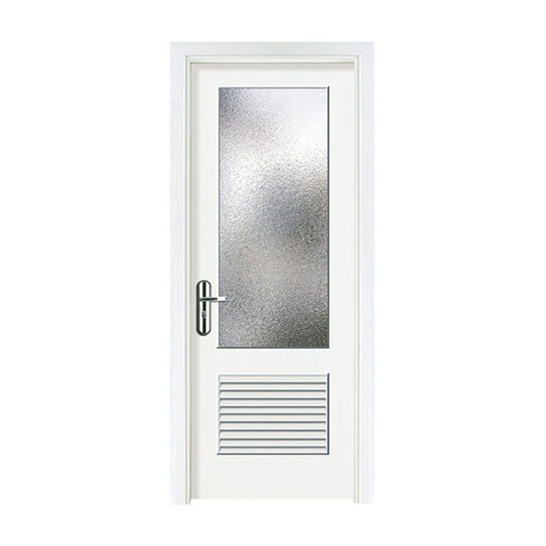 Brand New Room Composite Popular Internal Decorative Simple Design Style Wpc Waterproof Bathroom Door Glass