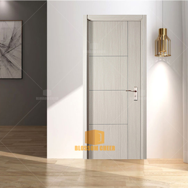 Simple Design Wooden Bedroom Kerala Door Interior Bedroom Door bedroom Security Melamine Door With Frame For Villa Home