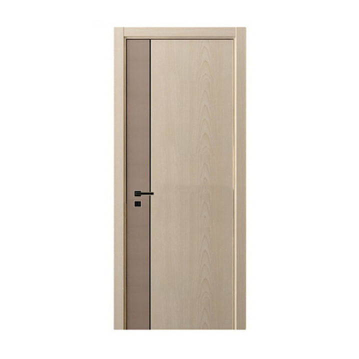 Door home solid wood melamine restaurant door wooden frameless interior wood door