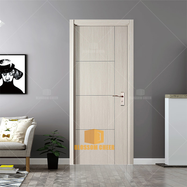 Simple Design Wooden Bedroom Kerala Door Interior Bedroom Door bedroom Security Melamine Door With Frame For Villa Home