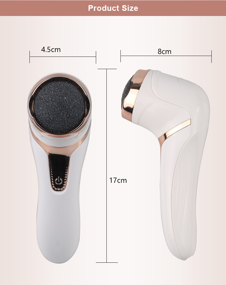 Hot Selling Portable Usb Rechargeable Foot File Pedicure Tools Feet Care Tools Electric Vacuum Foot Callus Remover