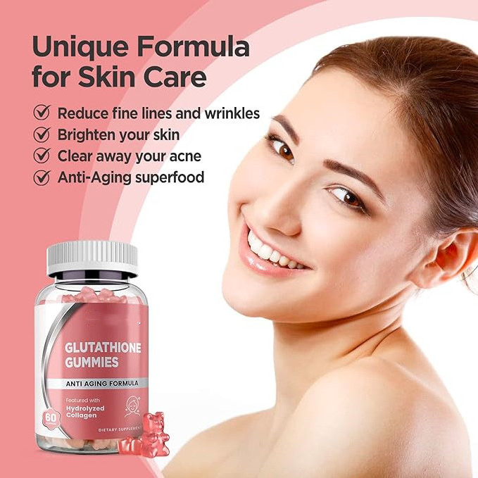 OEM Private Label  gummies with collagen for skin care whiten gummies with Vitamin C health care supplement