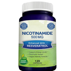 Hot Quality Nicotinamide Capsules NMN Pills with Resveratrol  Pills to Support NAD, Skin Cell Health & Energy 120 counts