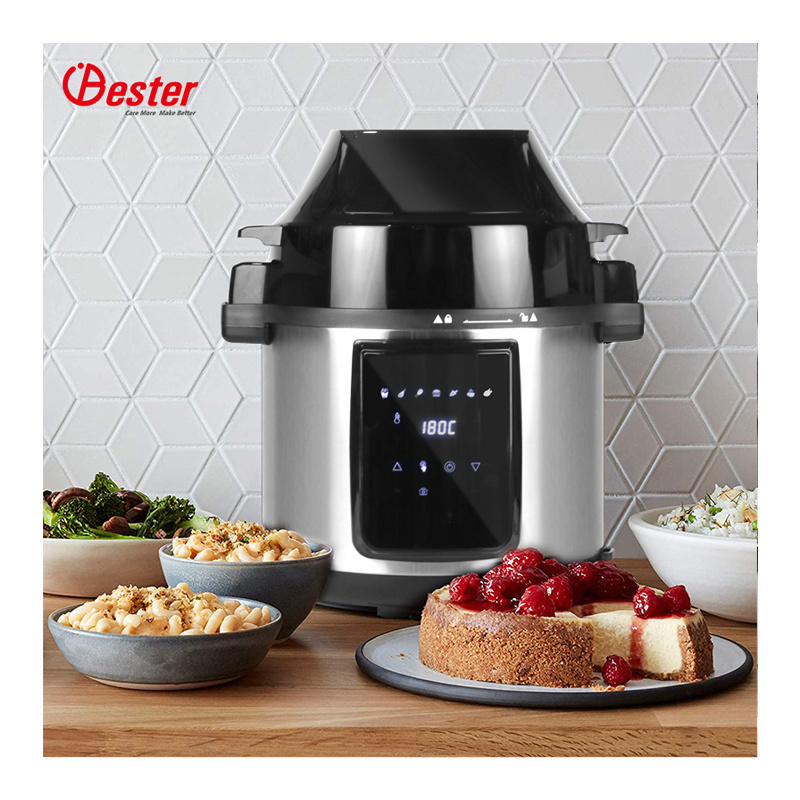 2 in 1 Multipurpose air fryer electric pressure rice cooker