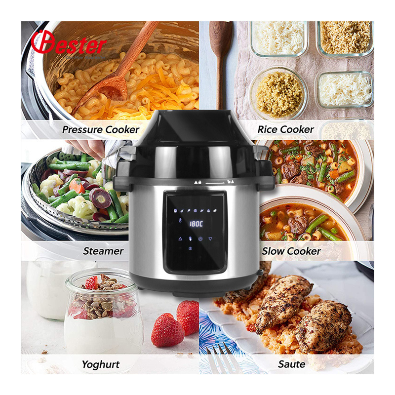 2 in 1 Multipurpose air fryer electric pressure rice cooker