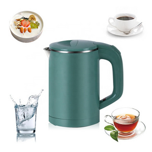 double layer seamless cool touch electric kettle 0.6l mini small size water kettle electric thermos kettle portable tea maker