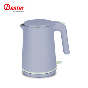 1.2l Double Wall Seamless Kettle Colorful Water Boiler Electric Kettle