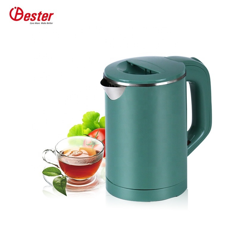 double layer seamless cool touch electric kettle 0.6l mini small size water kettle electric thermos kettle portable tea maker