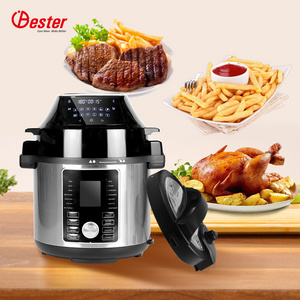 2 in 1 electrical digital air fryer pressure cooker