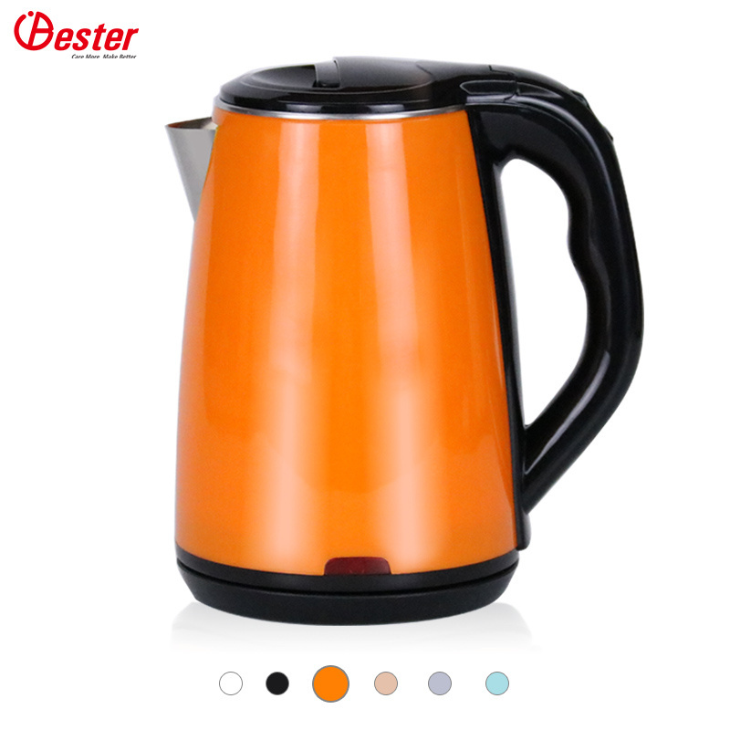 1.8l Jacketed Water tea Kettle Cool Touch Electric Keep Warm Double Wall Jug Kettle